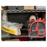Garage Tool Bag and Rock Salt