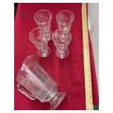 Antique Adams Opera Actress EAPG Juice Set