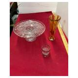 Cake Plate 3 Piece Lot