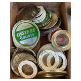 Oyster and Crab Meat Can Lids