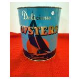 W D Davis Va 52 Wachapreague Va Gallon Oyster can