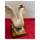 Capidomonte Porcelain Swan