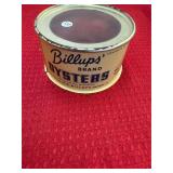 Billups Mathews Va 8oz Oyster Can