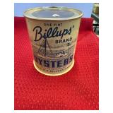 HK Billups Mathews Pint Oyster Can