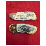 2 Wildlife Collectible Knives