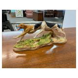 2 Hunting Dogs Collectible Statue