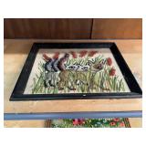 Vintage Siamese Needle Point Wall hanging