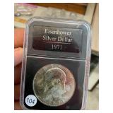 1971 Eisenhower Silver Dollar
