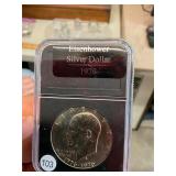 1976 Eisenhower Silver Dollar