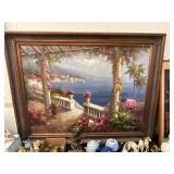 Large Signed Oil on Canvas Painting