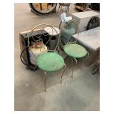 Pair of Vintage Iron Chairs