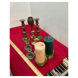 Brass Candle Holder Lot