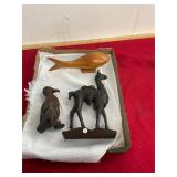 3 Carved Decor Pieces