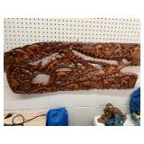 Detailed Ornate Carved Wall Hanging