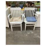 Pair of White Chairs