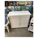 White Shutter Cabinet