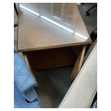 Glass Top End Table