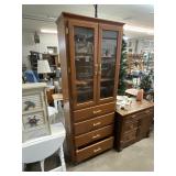 Vintage Locally Made China Cabinet