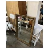 Large Gold Anti Mirror