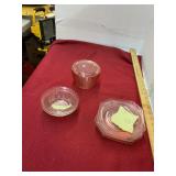 Pink Depression Glass Lot