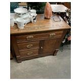 Antique Oak Washstand