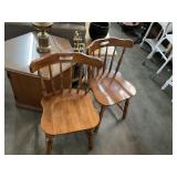 Pair of Wooden Chairs
