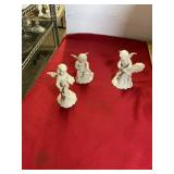 3 Dresden Harvest Cherubs