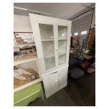 White Corner Cabinet