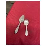 Sterling Spoon and Handle Server Lot