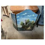 Foldable Lighthouse Fireplace Screen