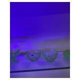 Green Depression Uranium Glass Lot