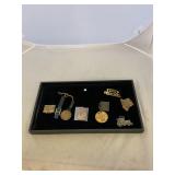 Vintage Watch Fobs and Hat Pin