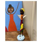 Mary Onley MAMA Girl Folk Art Piece