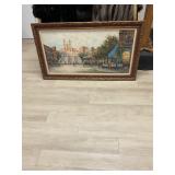 Large Oil on Canvas Signed Framed Painting