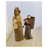 Two Figures Native American ArtLot