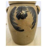 Antique 4 Gallon Cobalt Crock