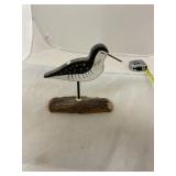 Signed Shorebird Carving