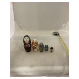Folk Art Native American Nesting Dolls