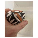 Two Signed Native American  Pottery Vases