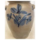 Antique 1 1/2 Gallon Cobalt Crock
