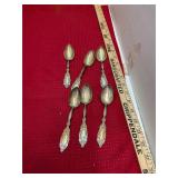 6 Sterling Spoons