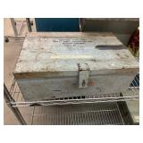 Military Box with Plumbing Supplies