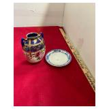 Nippon Vase and Plate