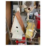 2 Bird Houses and Purse Lamp