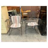Pair of Salterini Wrought Iron Rocking Chairs