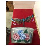 Butterfly and Painted Tub