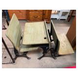 Antique School Desk