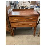 2 Drawer Oak Chest