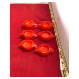 Set of 12 Vintage Glassbake Crab Dishes