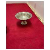 Weighted Sterling Nut Dish